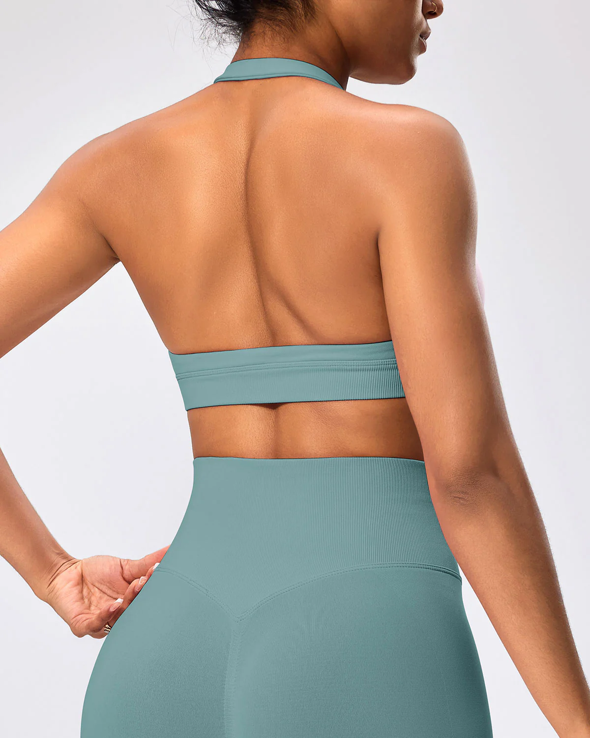 Zenobia Sports Bra - Teal - Image 4